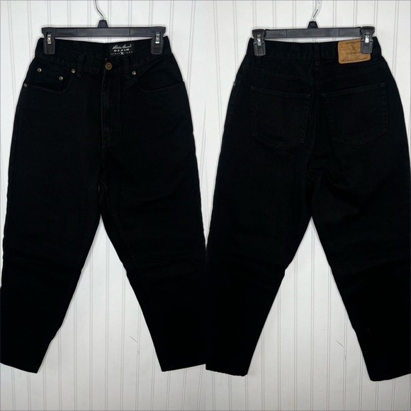 High Rise Easy Fit Black Jeans Size 25X 27 - Picture 1 of 12